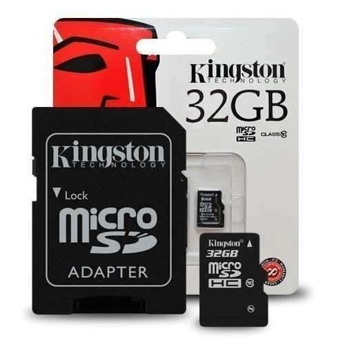 3 Memorias Microsd 32 Gb Clase 4 Kingston
