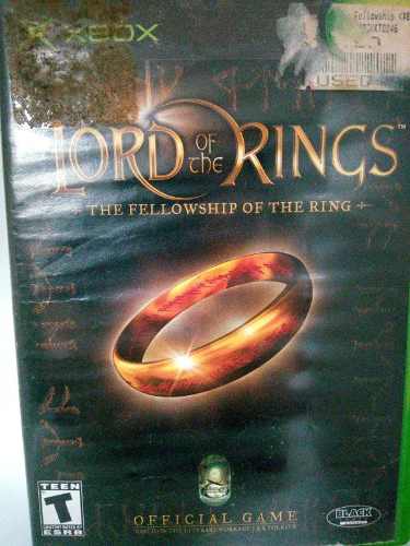 Xbox The Lord Of The Rings. The Fellowship Of The Ring.