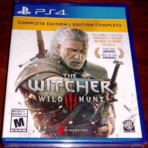 Videojuego The Witcher 3 Wild Hunt Edición Completa Ps4