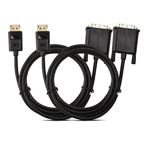 Cable Matters Paquete De 2 Displayport A Dvi Cable Dp A Dvi