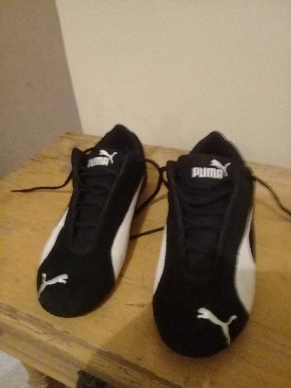 zapatos deportivos puma usados negro