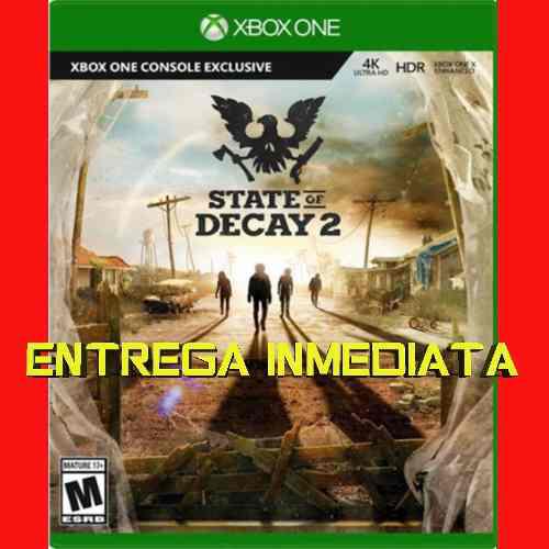 State Of Decay 2 Xbox One Licencia Digital Offline No