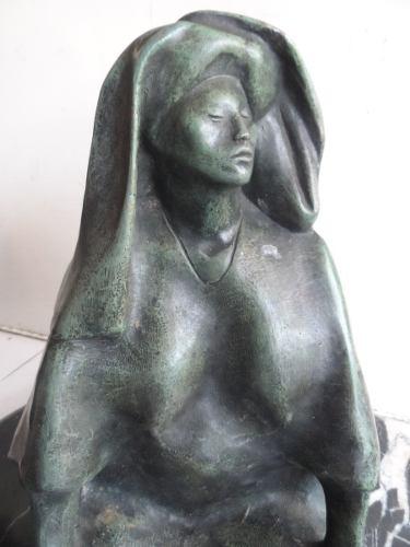 Francisco Zuñiga Escultura De Bronce Tehuana Figura 1977
