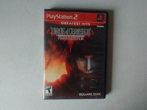 Final Fantasy Vii 7 Dirge Of Cerberus Ps2 Play Station C