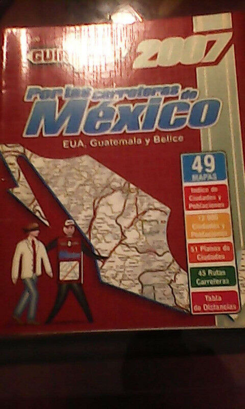 Mapa carreteras de Mexico