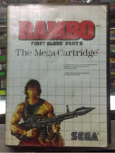 Rambo Part Ii - Sega Master System Con Caja, Sin Manual