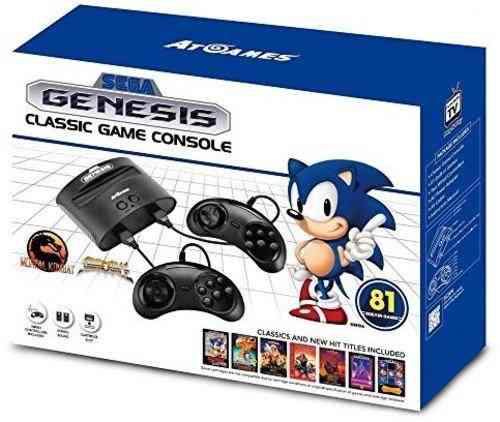Sega Consola De Juego Clasico Genesis Con 81 Juegos- Edici