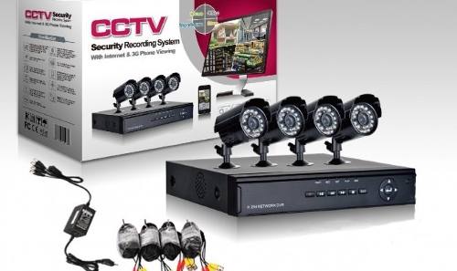 Kit Cctv Dvr Videovigilancia 4 Camaras Vision Con Audio