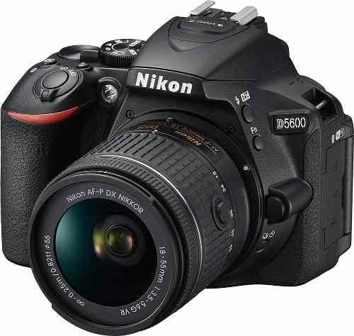 Camara Nikon D5600 Dslr Con Af-p Dx 18-55mm F/3.5-5.6 Vr