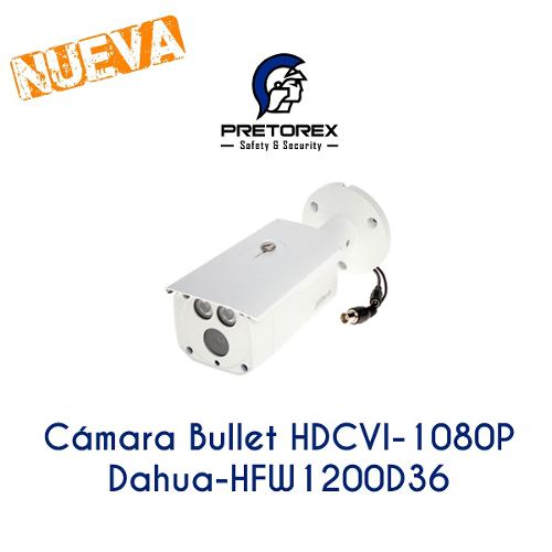 Camara Bullet Dahua Hfawd36s3 2 Mp L 3.6 Mm Ir 50 Mts