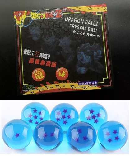 Esferas Dragon Ball Z Goku Vegeta Figuras 4.5 Cm Con Estuche