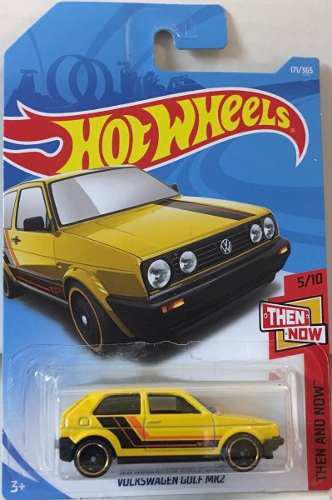 Hotwheels Volkswagen Golf Mk2 171 2018 Amarilla