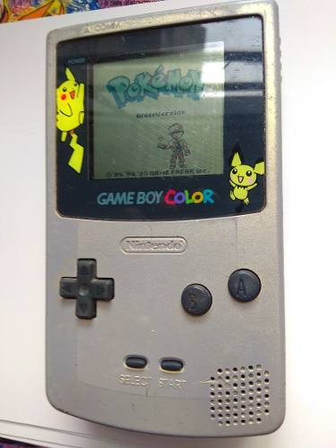 Game Boy Color Edicion Pokemon Gold Silver Pikachu Nintendo