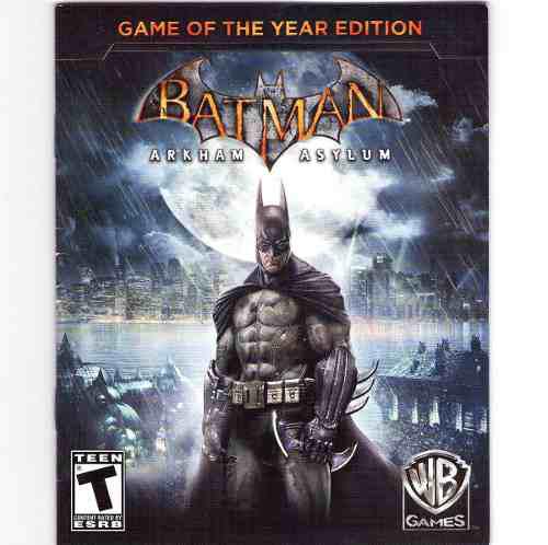 Batman Arkham Asylum Game Of The Year Edition Manual De Ps3
