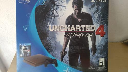 Ps4 Playstation 4 Uncharted 4 Slim 500gb