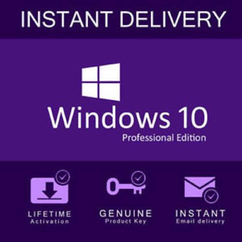 Windows 10 Pro Licencia Original Permanente 32/64 Bits