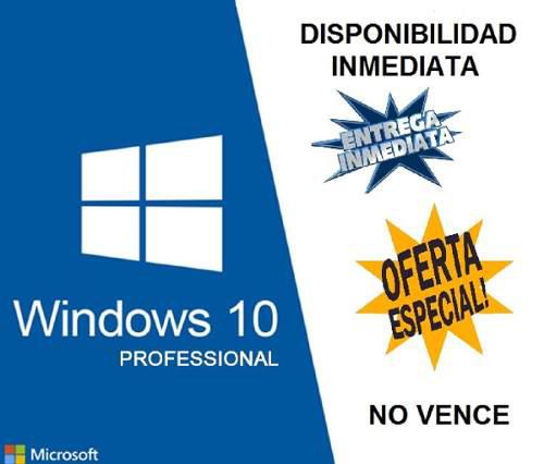 Windows 10 Pro Licencias Genuinas Envio Inmediato