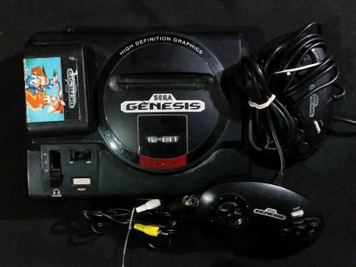 Sega Genesis 1 Con 2 Controles + Cable Av + Juego