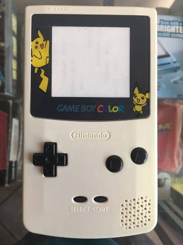 Carcasa Game Boy Color Edicion Pokemon Silver Pikachu Gbc Gb