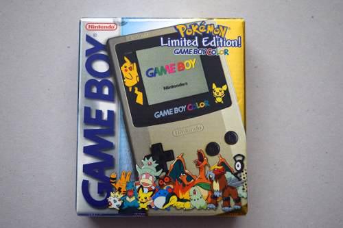 Game Boy Color Edición Limitada Pokemon Gold & Silver
