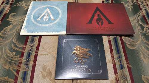 Assassins Creed Odyssey & Orgins: Artbook + Map + Soundtrack