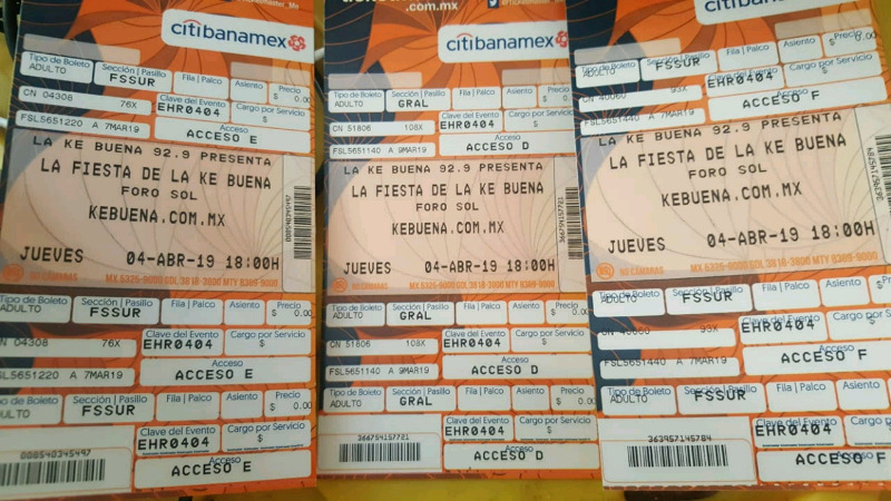 Vendo Dos Boletos Para El Concierto De 🥇 | Posot Class