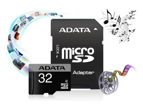 Memoria Micro Sdhc Class 4 De 32 Gb Con Adaptador