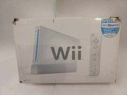 Consola Nintendo Wii Blanca Primera Generacion Todo Original