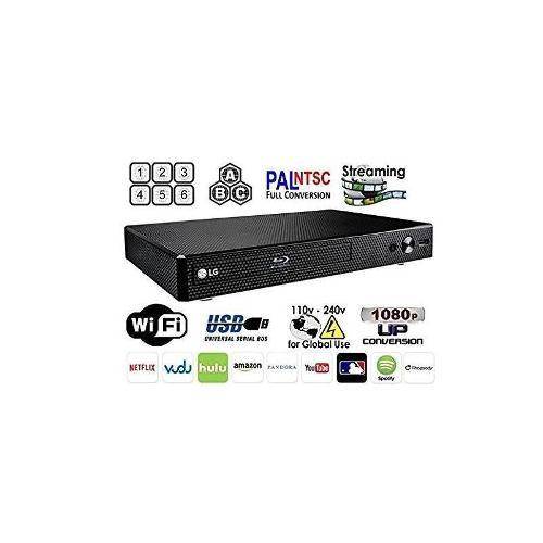 Lg Bp-350 Region Free Blu-ray Player, Multi Region Smart Wif
