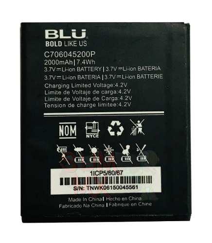 Bateria Blu Dash X Studio C 5+5 D010 C706045200p 2000mah