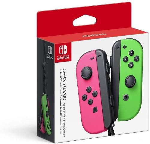 Control Joy Con Nintendo Switch Rosa Verde Edicion Splatoon