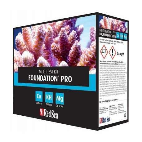Test Red Sea Agua Salada Reef Foundation Ca Mg Kh 75 Test