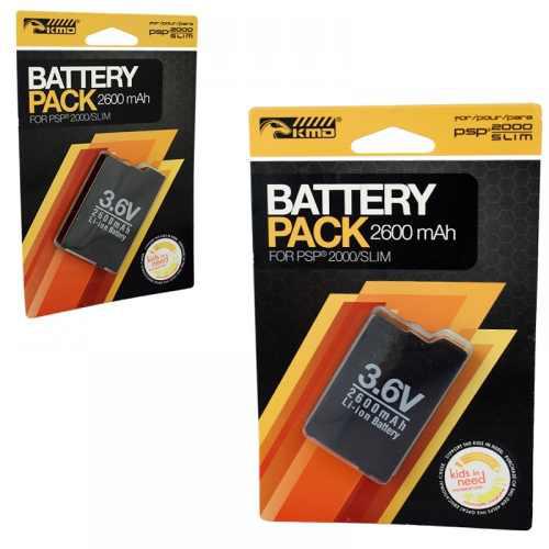 Bateria Recargable Para Psp 2000 Y 3000 Nueva 2600 Mah Kmd