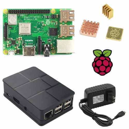 Raspberry Pi3 B Plus Case Fuente 5v 3a Disipadores Pi 3b Kit