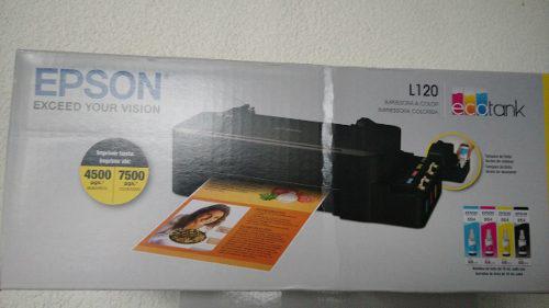 Impresora Epson L120 Sistema De Tinta Continua Envio Gratis!
