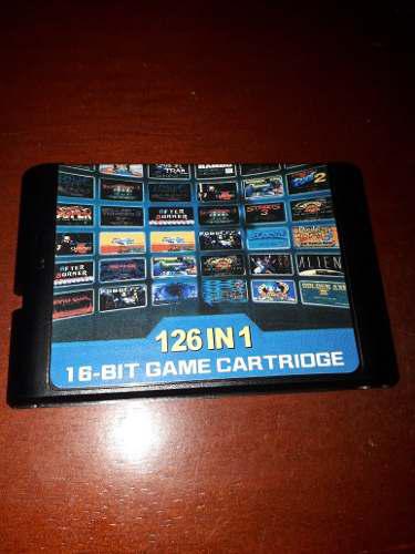 Cartucho Multihurgos 126 En 1 Sega Genesis+ Envio Gratis