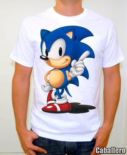 Sonic Playera Sonic Retro Gamer Sega Sonic Mod. A Sublimada