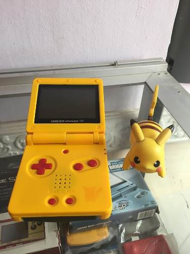 Gameboy Advance Sp Ags-001 Una Luz Edicion Pikachu Gba