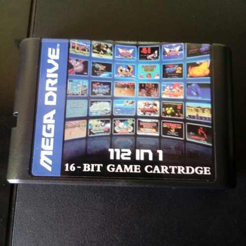 Cartucho Multijuegos 112 En 1 Sega Genesis+ Envio Gratis
