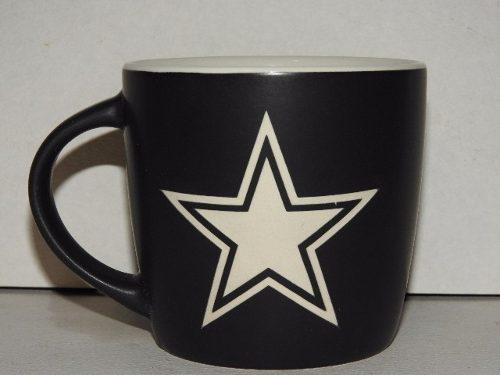 Dallas Cowboys Taza Negra Coleccionable Nfl