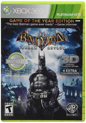 Xbox 360 Juego Batman Arkham Asylum + Envío Gratis