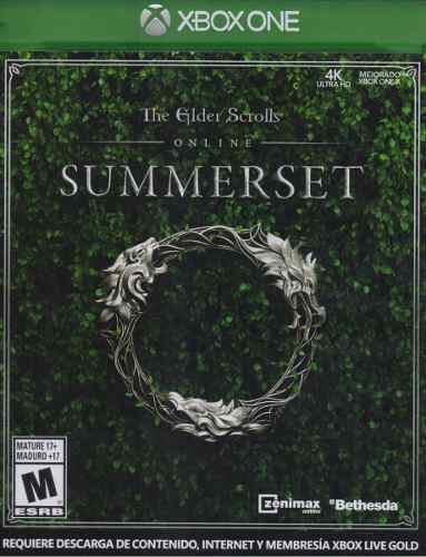 The Elder Scrolls Online Summerset Xbox One 4k Juego Karzov