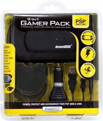 9 In 1 Gamers Pack For Your Psp 3000 And 2000