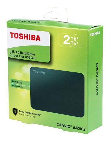 Disco Duro Externo Toshiba 2tb Canvio Basics Portátil 2.5in