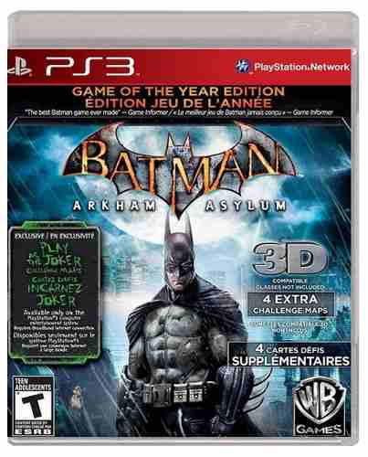 Batman Arkham Asylum Goty Edition Ps3 Nuevo Y Sellado Juego