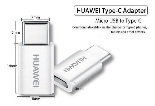 Adaptador Micro Usb A Tipo C 100% Original Huawei