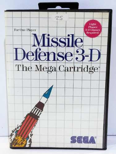 Missile Defense 3-d Sega Master System En Caja Retromex Tcvg