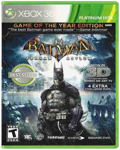 Batman Arkham Asylum Goty Edition Xbox 360 Nuevo Juego