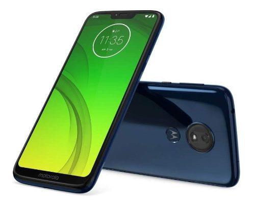 Motorola - Moto G7 Power - Azul Marino (telcel) Funda Gratis