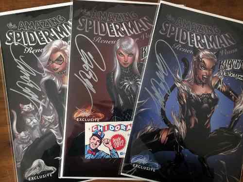 Comic Set - Spider-man Renew Your Vows #11 Campbell Firmado